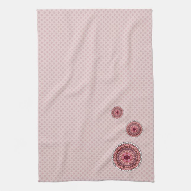 Lacy Valentine's Day Hand Towel (Vertical)