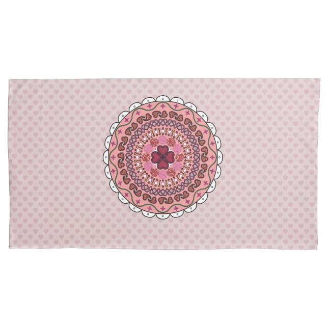 Lacy Valentine's Day Pillowcase (Front)