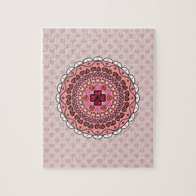 Lacy Valentine's Day Puzzle (Vertical)