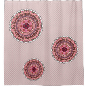 Lacy Valentine's Day Shower Curtain