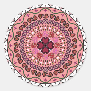 Lacy Valentine's Day Sticker