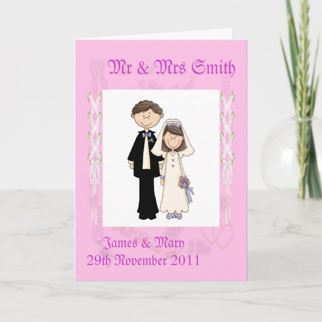 Lacy Wedding Card (Front)