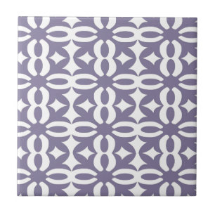 Lacy Wisteria Victorian Print Ceramic Tile