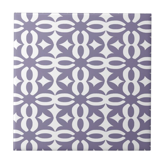 Lacy Wisteria Victorian Print Ceramic Tile (Front)