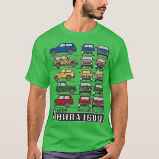 Lada Niva 1600 colours  (2)  T-Shirt