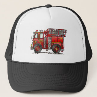 Ladder Fire Truck Firefighter Trucker Hat
