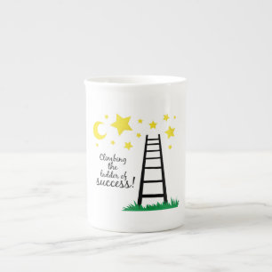 Ladder of Success Bone China Mug