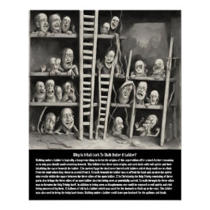 Ladder Superstition Poster