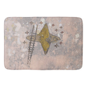 Ladder to the Stars Talking Canyons, New Mexico Bath Mat