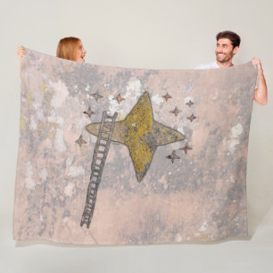 Ladder to the Stars Talking Canyons, New Mexico Fleece Blanket