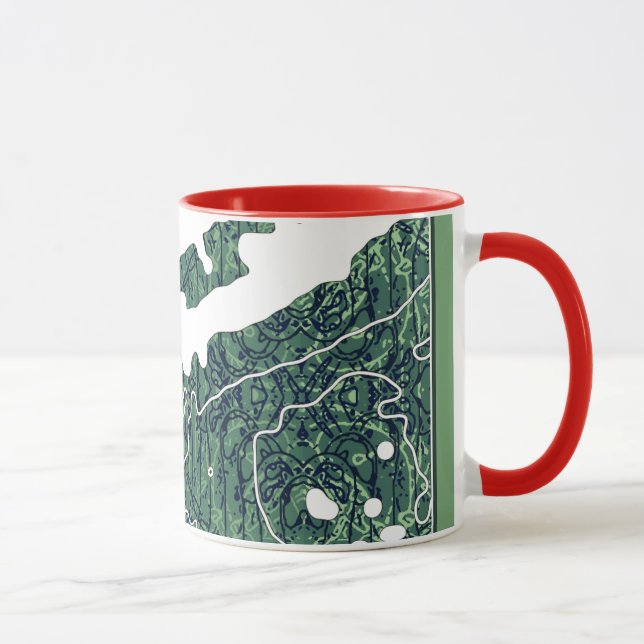 Laden Bough Christmas Mug (Right)