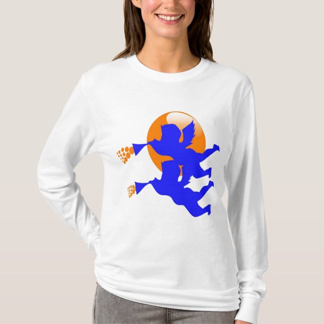 LADIES ANGELS CALLING LONG SLEEVE SHIRT (Front)