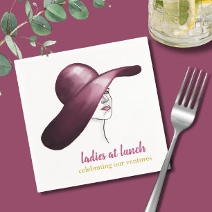 Ladies at Lunch – Chic & Elegant Event Napkin