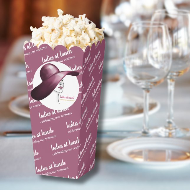 Ladies at Lunch – Chic Popcorn Favour Box (Creator Uploaded)