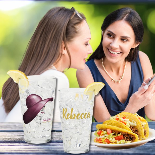 Ladies at Lunch – Elegant Personalised Glass (Creator Uploaded)