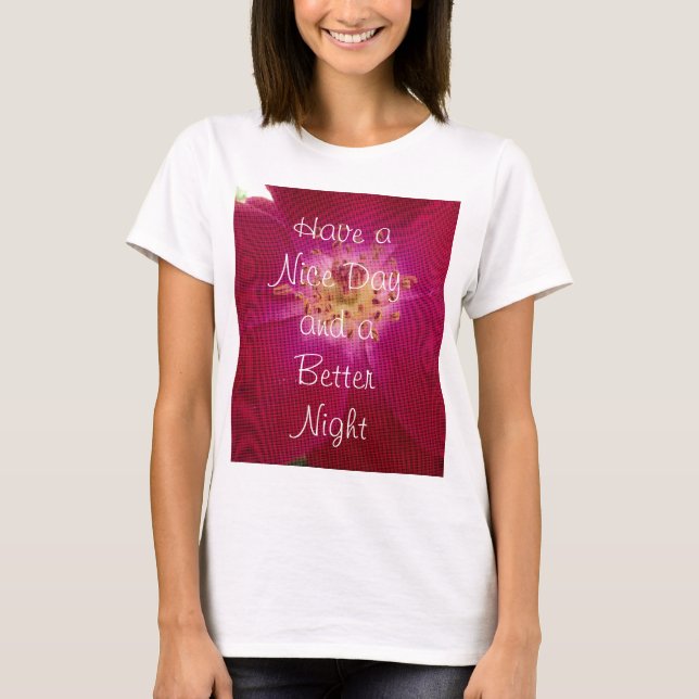 Ladies Basic T-Shirt Template - Customised (Front)