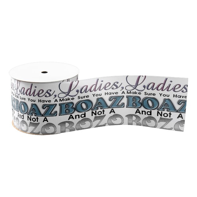 Ladies-Boaz-Bozo Ribbon Grosgrain Ribbon (Spool)