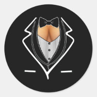 Ladies Cleavage Tuxedo Halloween Costume Party Mar