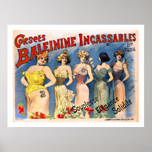 Ladies Corsets Poster