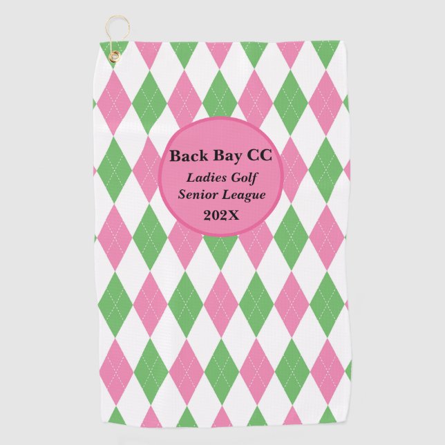 Ladies Custom Golf League Towel (Front)