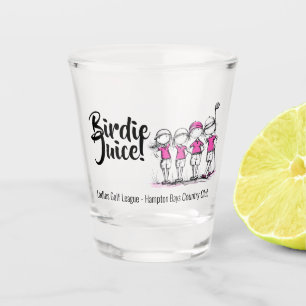 Ladies Customized Golf League: Birdie Shot Glass