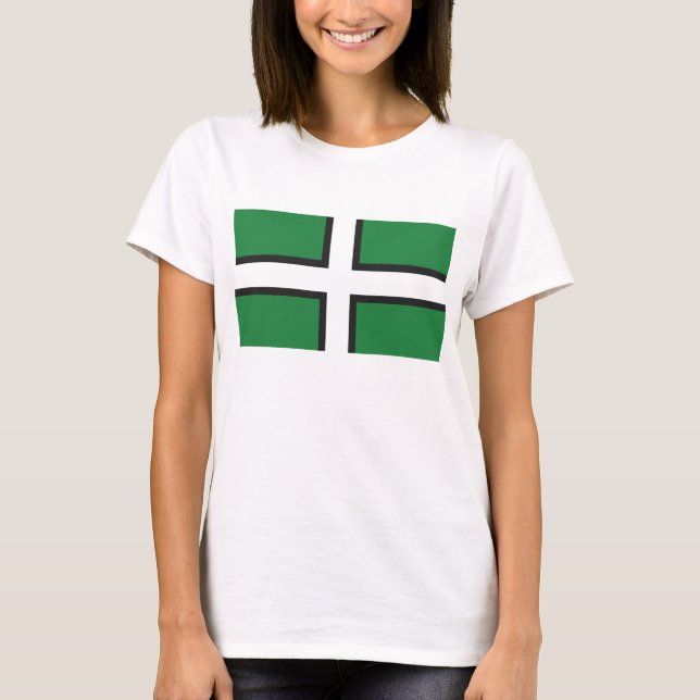Ladies 'Devon Flag' Tee (Front)