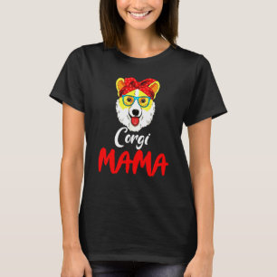 Ladies Dog Mum Corgi T-Shirt
