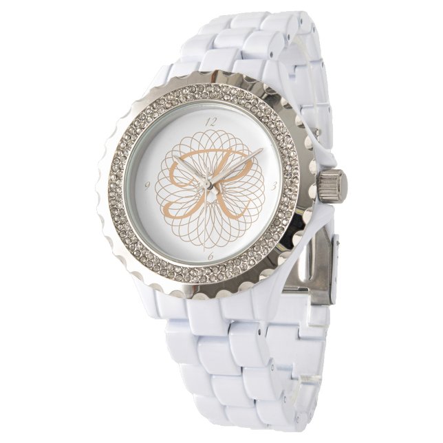 Ladies Elegant Monogrammed Watch (Creator Uploaded)