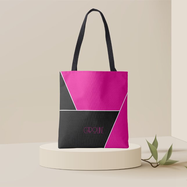 Ladies Elegant Simple Pattern Black Cute  Tote Bag (Creator Uploaded)