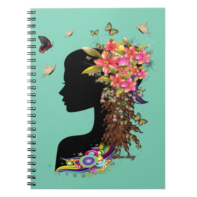 Ladies Fantasy Fashion Notebook (Front)