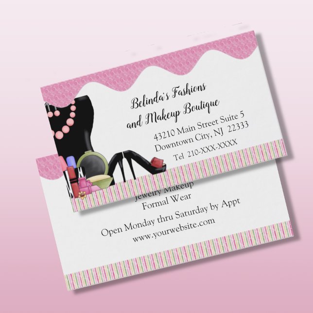 Ladies' Fashion Boutique Business Card (Creator Uploaded)
