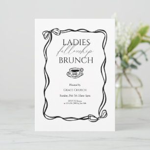 Ladies Fellowship Brunch Church Event Invitation