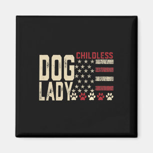 Ladies For Kamala Funny Dog 2024 President Kamala Magnet