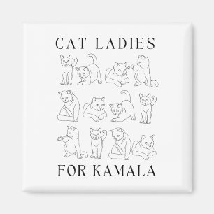 Ladies For Kamala Madam President For The People V Magnet