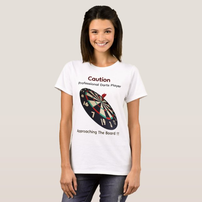 Ladies Funny Darts Professional, Tshirt (Front Full)