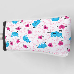 Ladies Golf Club Putter Cover Hearts