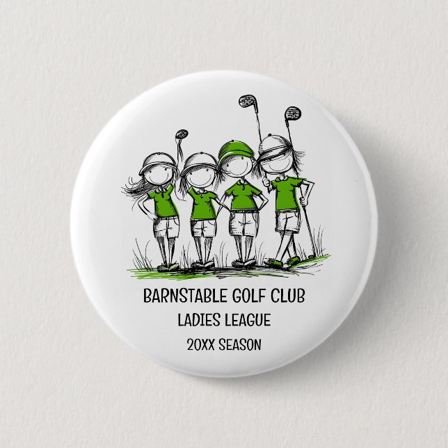 Ladies Golf League Button (Front)