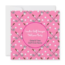 Ladies Golf League Party Invitation