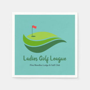 Ladies Golf League Party Napkin