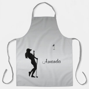 Ladies Golfer Personal  Apron