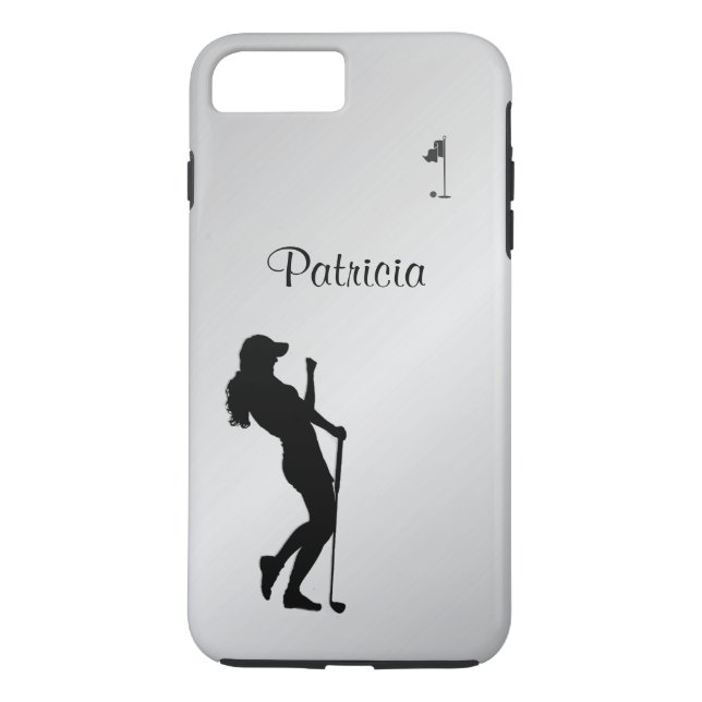 Ladies Golfer Personal  Case-Mate iPhone Case (Back)