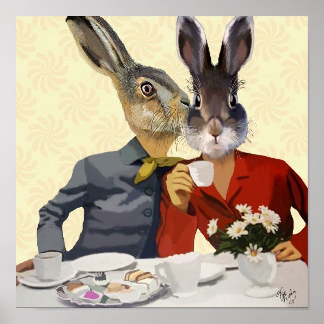 Ladies Gossiping Poster (Front)