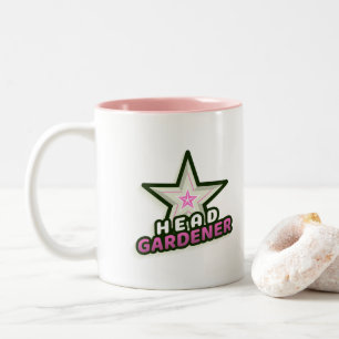 Ladies Head Gardener Coffee Mug - Pink