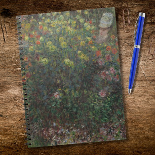 Ladies in Flowers Monet 1875 Notebook