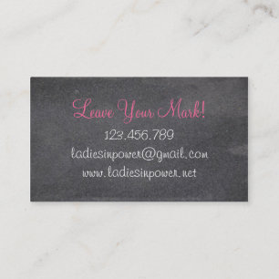 Ladies In Power Business Card