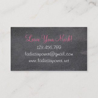 Ladies In Power Business Card