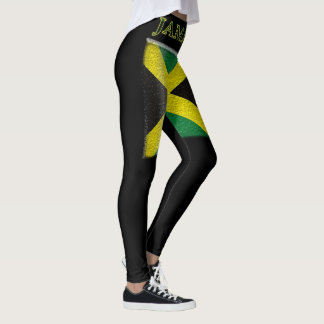 Ladies Jamaica flag leggings version 2