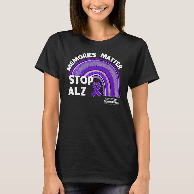 Ladies Longest Day Alzheimer's Association 2024 T-Shirt (Front)