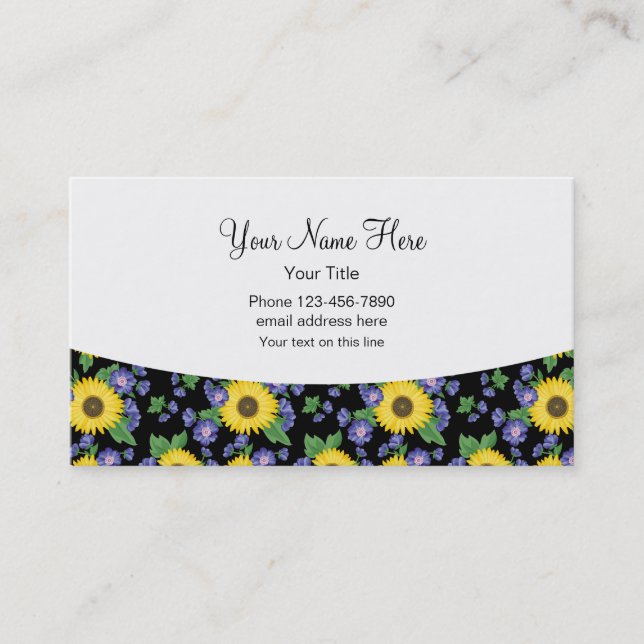 Ladies Monogram Girly Contact Cards (Front)