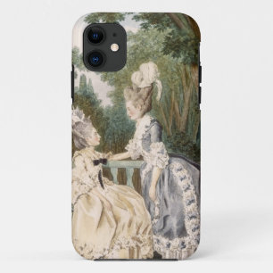 Ladies' Morning Dress, 1771 (colour engraving) iPhone 11 Case
